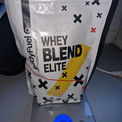 Protein pulver Whey blend elite 1 kg og 400 g sukkrin melis