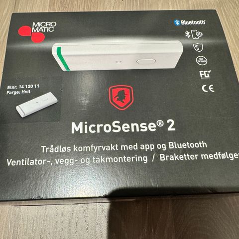 MicroMatic MicroSense 2 komfyrvakt Bluetooth