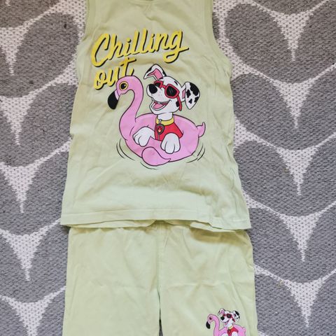 Paw patrol HM shorts og singlet, str 110-116