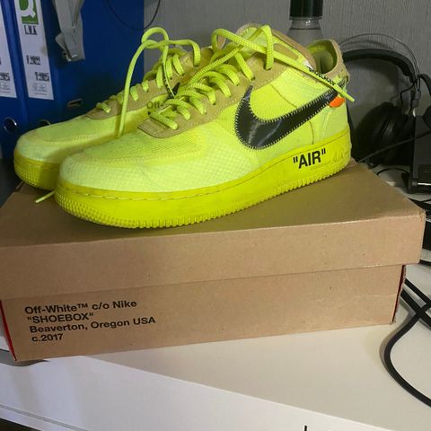 Pent brukt off-white af1