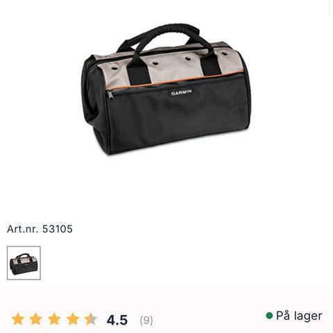 Garmin oppbevaringsbag