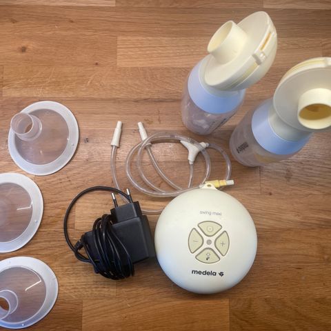 Medela Swing Maxi dobbel brystpumpe, valgfritt gratis ekstratilbehør