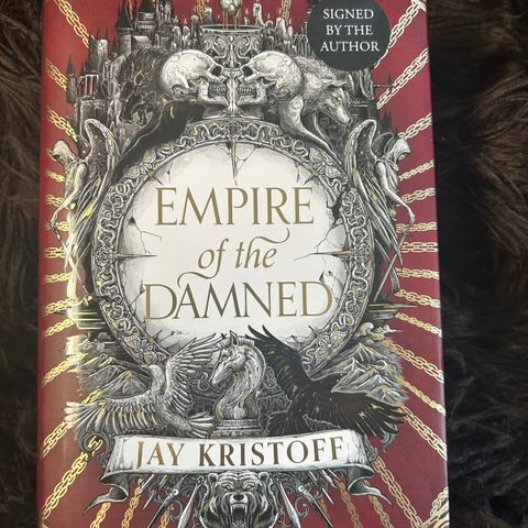 Empire of the damned signert Waterstones edition