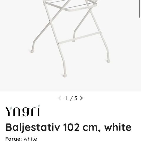 Yngri badebaljestativ