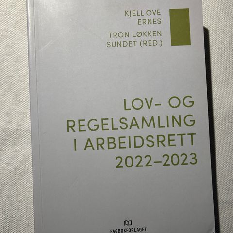 Lov og regelsamlkng arbeidsrett