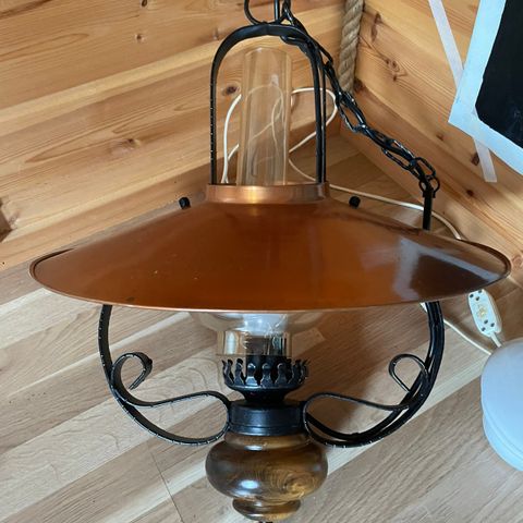 Kobberlampe til salgs