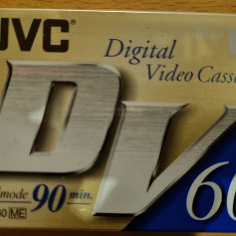 JVC Mini DV 60 - Ubrukt i forseglet innpakning