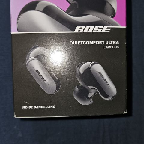 Bose quietcomfort ultra earbuds.