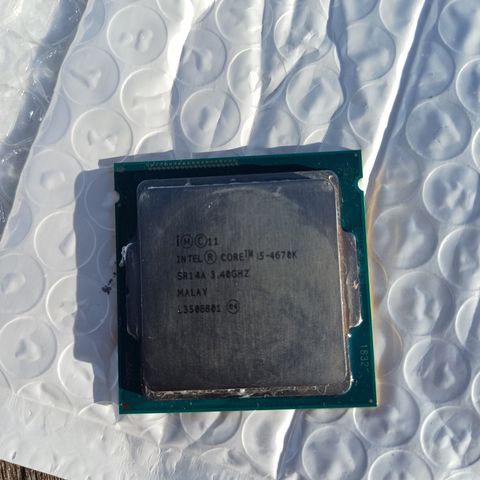 Intel I5-4670k cpu