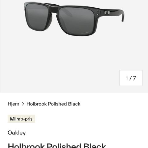 Oakley Holbrook Polished black /prizm black