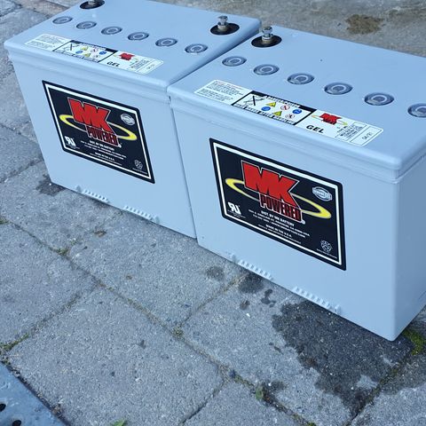 Gel Batterier, 12V, 74 Ah