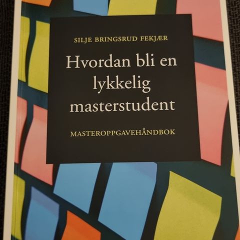 Hvordan bli en lykkelig masterstudent