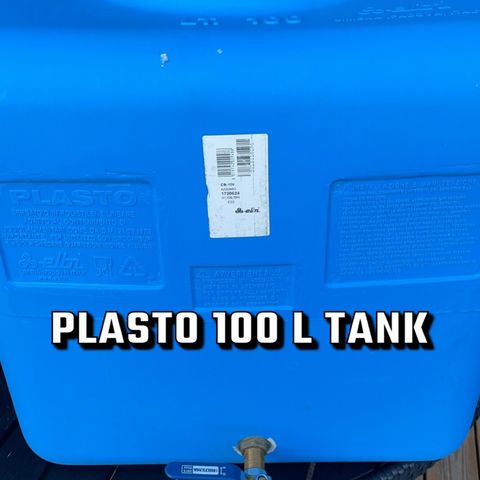 Plasto tank 100 liter