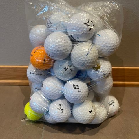 50 stk. vaskede golfballer (leakballs) - Taylormade/Titleist/Callaway/Srixon+++