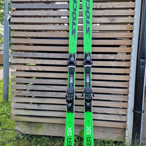 Stöckli Laser SX 177cm med binding ski