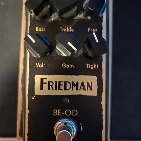 Friedman BE-OD Overdrive Pedal