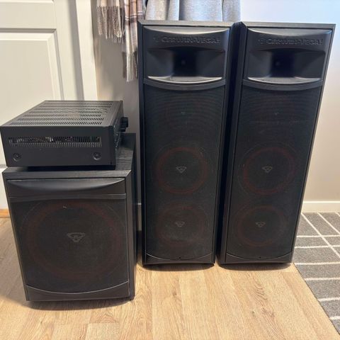 Cerwin Vega XLS-28, XLS12S, Nad C356BEE forsterker.