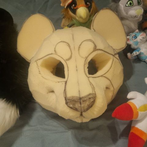 Fursuit head base selges