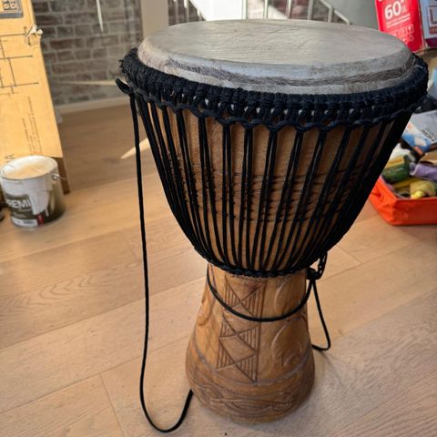 Very nice Handmade Djembe from Nigeria with goat skin