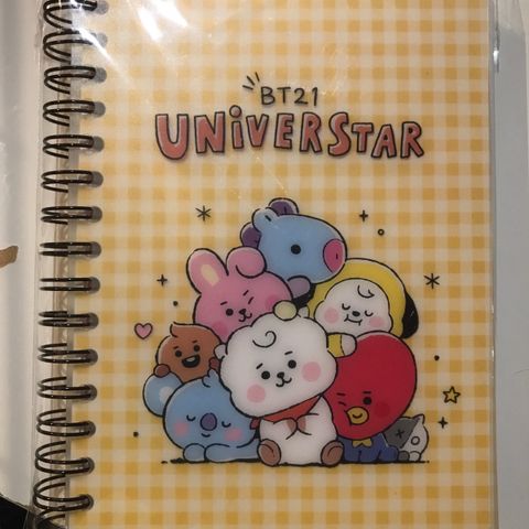 BT21 notatbok (Offisiell, ubrukt)