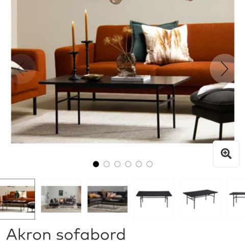 Akron Sofabord fra Skiedar