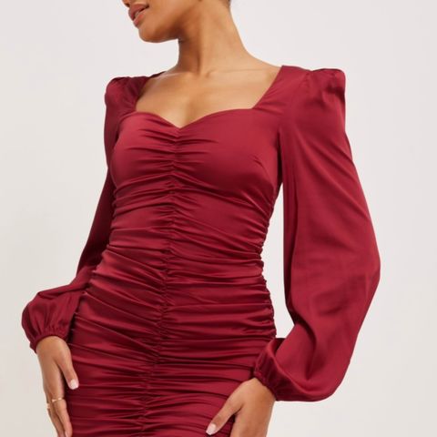 Ny Wine satin dress xs