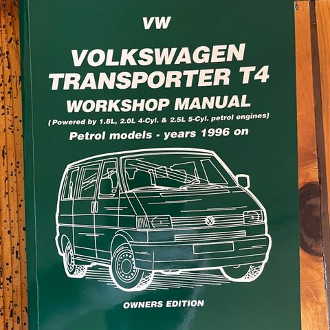 Volkswagen Transporter T4 workshop manual