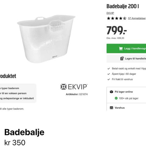 Badebalje