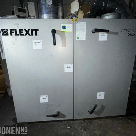 FLEXIT ALBATROS S10R VENTILASJONSANLEGG, avsluttes 09.09