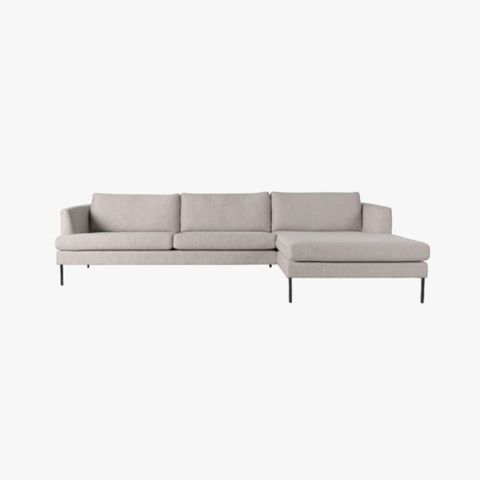 Fri Frakt | Ava sofa sjeselong høyre beige - 300x156x80 cm