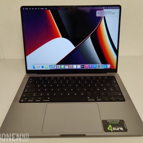 2021 APPLE MACBOOK PRO A2442, avsluttes 05.09