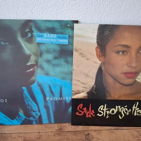 Sade - 2 x albums - Stronger Than Pride, Promise - LP-album (flere elementer) - 