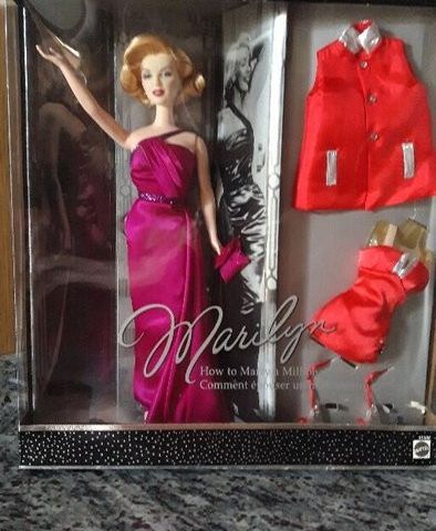 Mattel  - Barbie dukke Marilyn Monroe How To Marry a Millionaire - 2000-2010