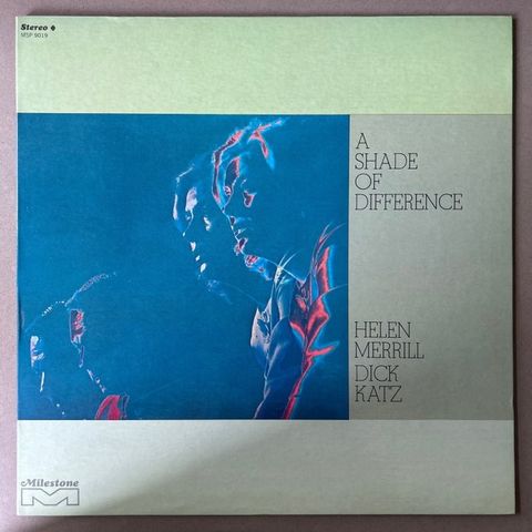 Helen Merrill / Dick Katz - A Shade Of Difference (1st pressing!) - Vinylplate s