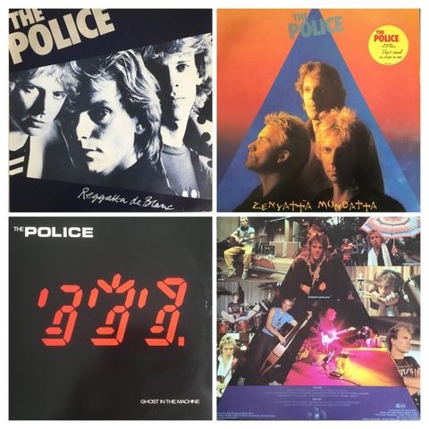 Police - Regatta De Blanc, Zenyatta Mondatta, Ghost In The Machine - LP-album (f