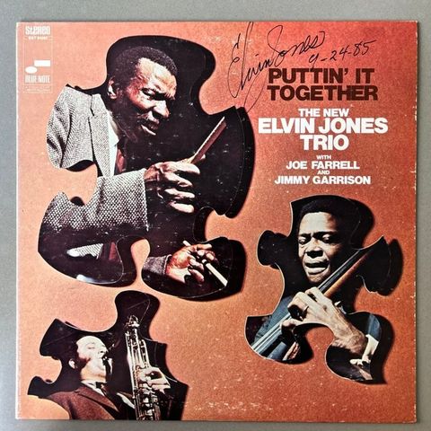 Elvin Jones - Puttin’ It Together (SIGNED by E. Jones!) - Vinylplate singel - 19