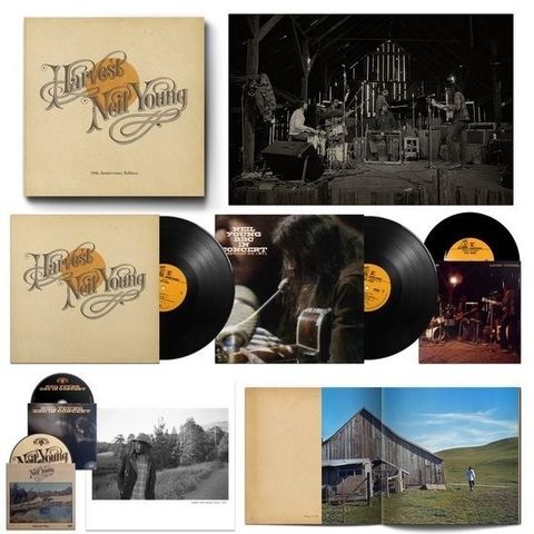 Neil Young - Harvest (50th Anniversary Edition) (2LP + 7 Inch + 2DVD) - LP-boks 