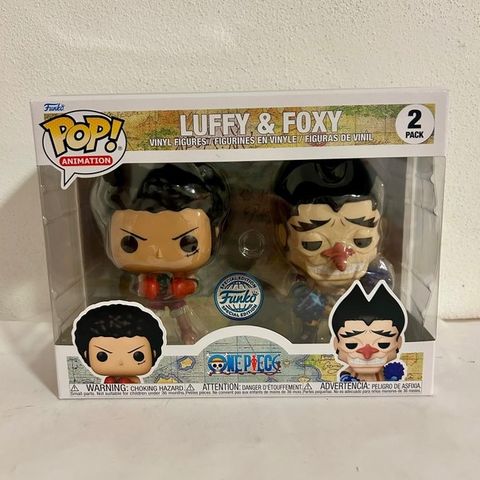 Funko  - Funko Pop Lotto Exclusive: Mix Pop Funko One Piece Luffy&Foxy 2 Pack - 