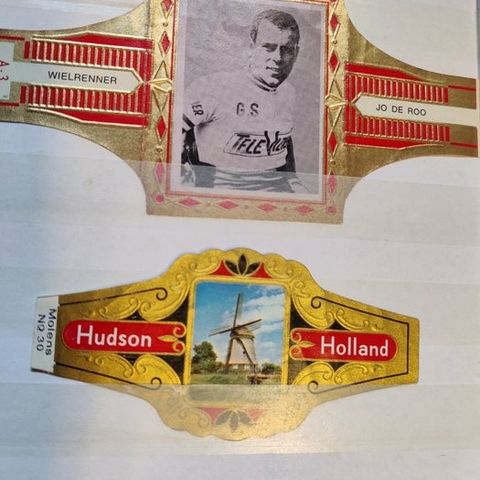 Collection of Cigar Bands - Sigarbånd - Papir