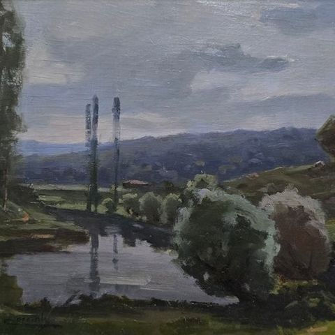 Salvador Corriols Pagès (1907-1975) - El lago