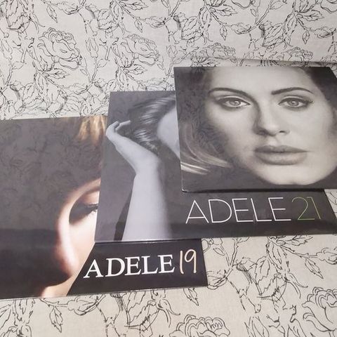 Adele - Flere artiser - 3 x albums - 19 & 21 & 25 - Flere titler - Vinylplate - 