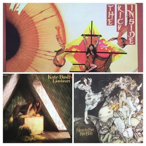 Kate Bush - Collection of her first 3 Studio Albums . - LP-album (flere elemente