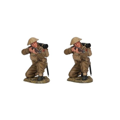 King & Country - World War II - Fields Of Battle - Statue - FoB028 “Kneeling Rif