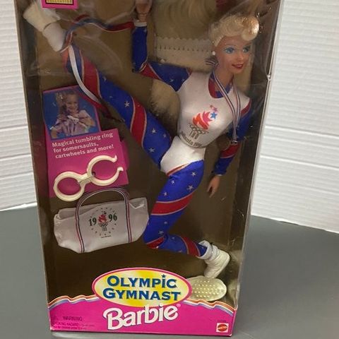 Mattel  - Barbie dukke Olympic Gymnast Barbie Mattel (1996) #15123 New Sealed