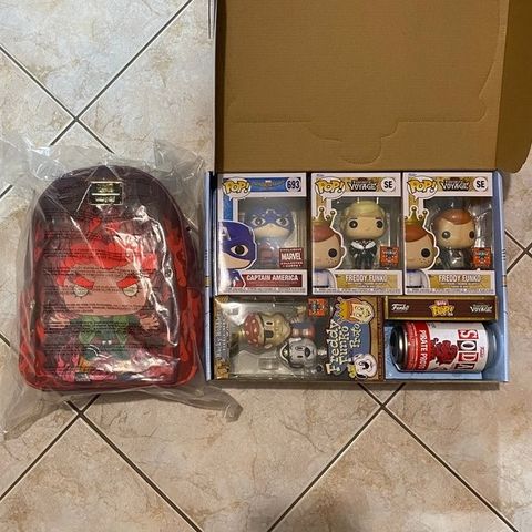 Funko - Statue - Funtastic Voyage Box + Naruto Shippuden Lougefly Backpack - Pla