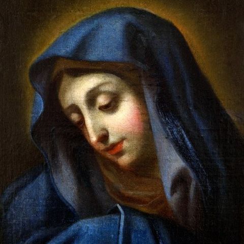 Carlo Dolci (1616-1686), seguace di - Madonna addolorata