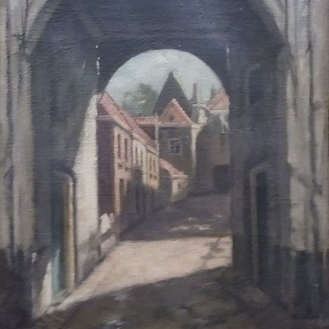 Frans Kops (1873-1951) - Doorgang in 's-Hertogenbosch