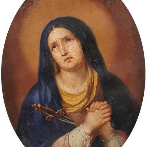 Scuola lombarda (XVIII) - Madonna addolorata