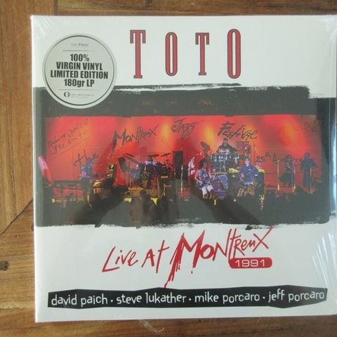 Toto - Live At Montreux 1991 - 2 x LP-album (dobbeltalbum) - 2020