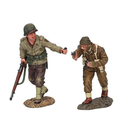 King & Country - World War II D-Day '44 British/Americans - Statue - DD188 “With